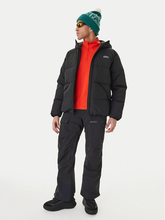 Element Element Ziemas jaka Hooded Puffer ELYJK00276 Melns Regular Fit