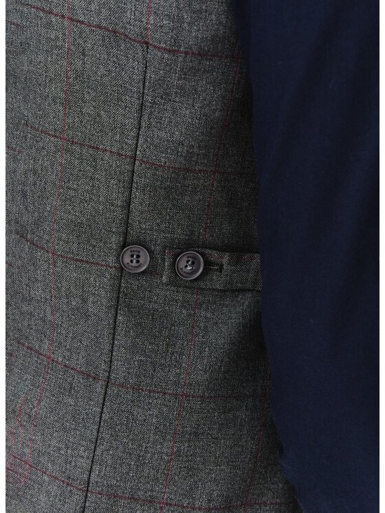 Pako Lorente Pako Lorente Kamizelka P24WF-8X-003 Szary Slim Fit