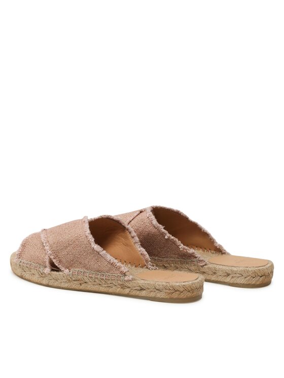 Castañer Castañer Espadryle Palmera/032 021775-4274 Srebrny