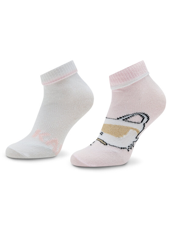Karl Lagerfeld Kids Detské ponožky Z90039 Ružová