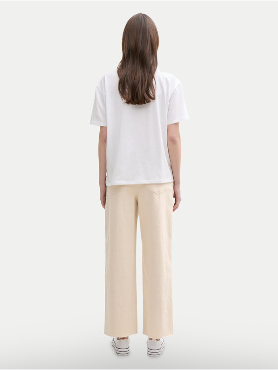 Tom Tailor Denim Tom Tailor Denim Джинси 1045652 Бежевий Wide Leg