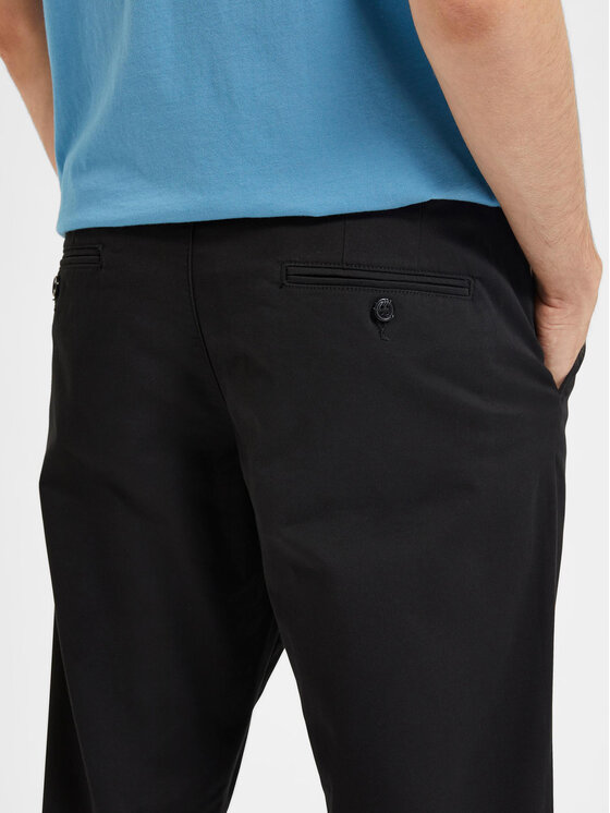 Selected Homme Selected Homme Chino kalhoty New 16087663 Černá Slim Fit