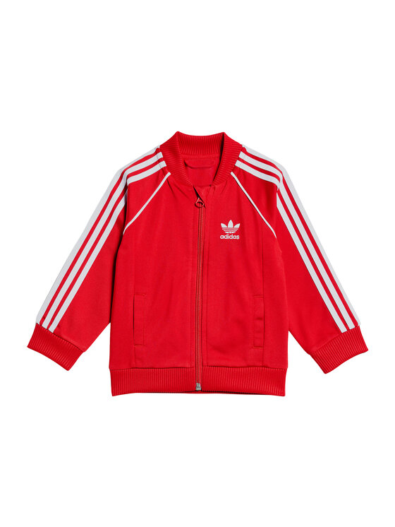 adidas adidas Dres adicolor SST IX7623 Czerwony Regular Fit