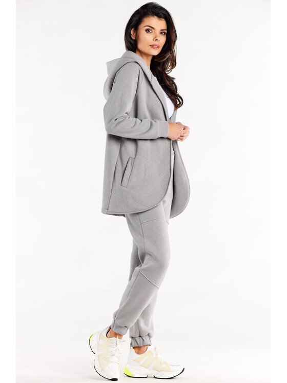 Infinite You Infinite You Felpa M327 Grigio Basic Fit