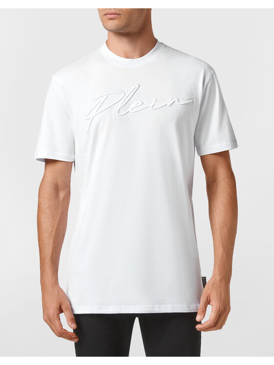 PHILIPP PLEIN PHILIPP PLEIN T-shirt 1777 Bianco Regular Fit