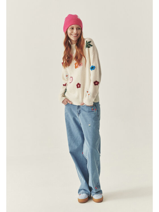 TATUUM TATUUM Sweter KIKO Kolorowy Oversize