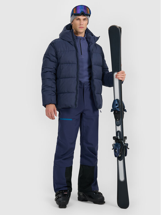 4F 4F Spodnie narciarskie SKIWEAR Granatowy Regular Fit
