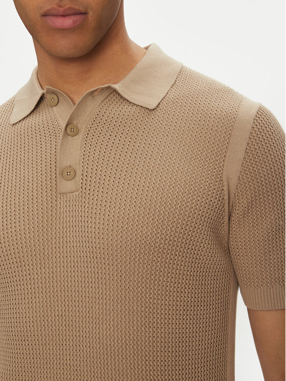 JOOP! Jeans JOOP! Jeans Polo 15 JJK-08Vicono 30045448 Beżowy Modern Fit