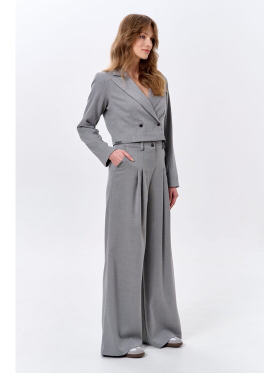blue shadow blue shadow Marynarka Lagos Szary Regular Fit