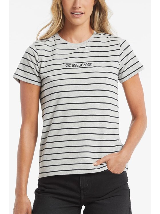 Guess Jeans Guess Jeans T-Shirt 168495 Niebieski Classic Fit