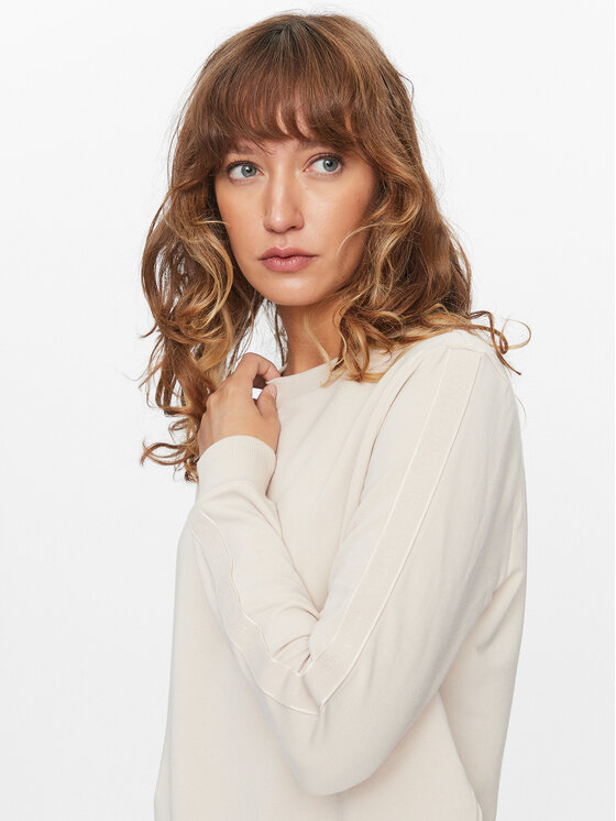 Tommy Hilfiger Tommy Hilfiger Mikina UW0UW04872 Béžová Regular Fit