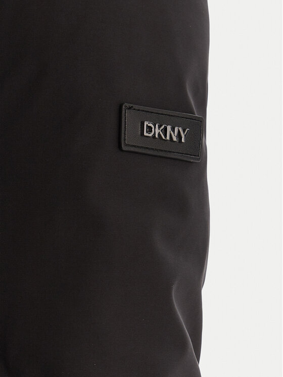 DKNY DKNY Пухено яке DLEMPP55 Черен Regular Fit