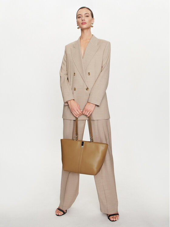 Tommy Hilfiger Tommy Hilfiger Kabelka Heritage Tote AW0AW16321 Hnedá