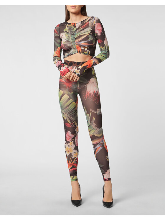 PHILIPP PLEIN PHILIPP PLEIN Halenka 1935 Černá Cropped Fit