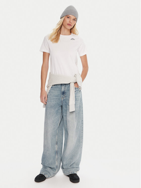 Kappa Kappa 2 marškinėlių komplektas Logo Alyce 322564W Balta Regular Fit