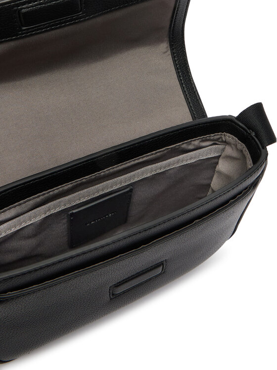 Calvin Klein Calvin Klein Torbica Raised Small Flap Messenger LV04D3327G Crna