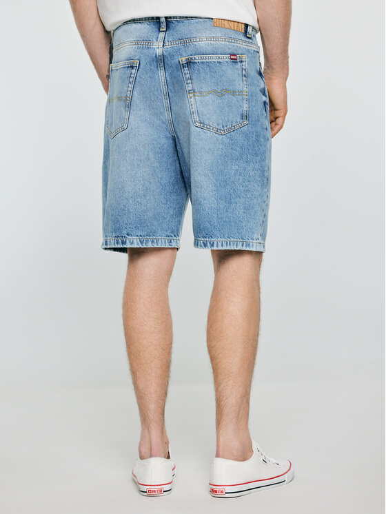 BIG STAR BIG STAR Kurtka jeansowa DENEEZ Niebieski Basic Fit