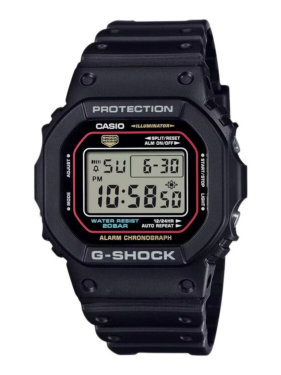 Casio Casio Zegarek DW-5600RL-1ER Czarny