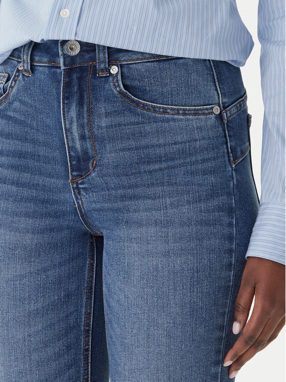 Liu Jo Liu Jo Jeans hlače UA6013 D0318 Mornarsko modra Slim Fit