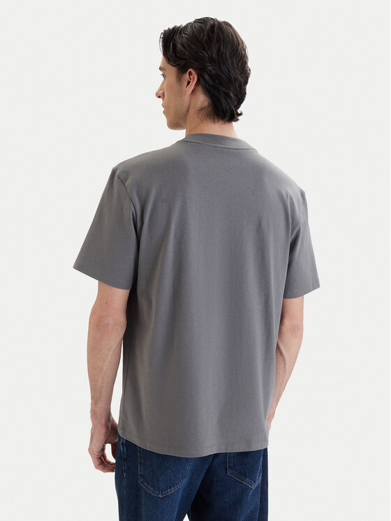 HUGO HUGO T-Shirt Dapolino 50488330 Szary Relaxed Fit