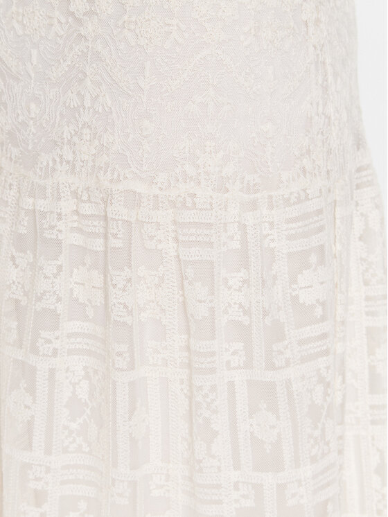 Desigual Desigual Vestito chemisier Moon 23SWVW59 Écru Regular Fit