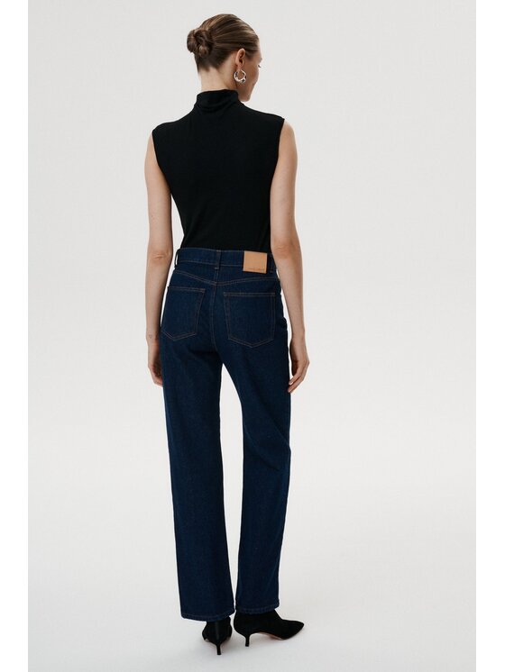 MARI PRETI MARI PRETI Top Stttile Nero Regular Fit