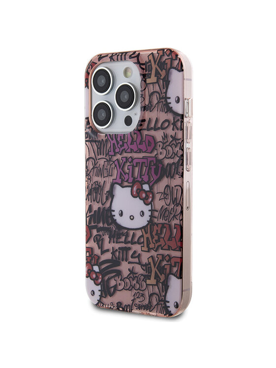 Hello Kitty Hello Kitty Etui na telefon iPhone 14 Pro Różowy