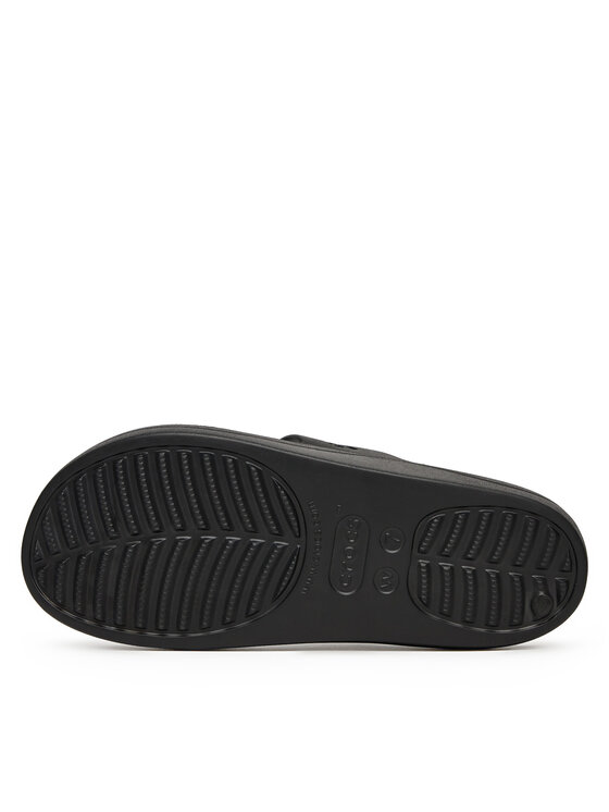 Crocs Crocs Şlapi BAYA PLATFORM SANDAL 208188-001 Negru