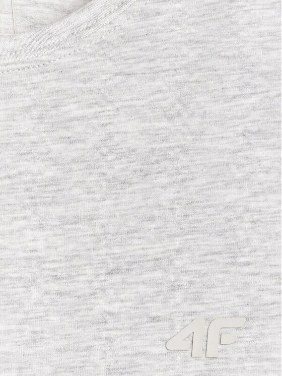 4F 4F T-shirt FWMM00TTSHF2255-27M Grigio Slim Fit