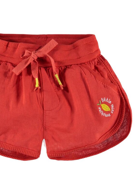 Kanz Kanz Spodnie materiałowe 1713175-2011 Czerwony Basic Fit