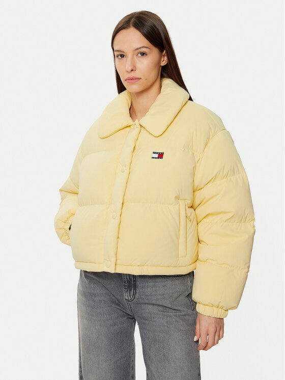 Tommy Jeans Tommy Jeans Pehelykabát DW0DW20390 Bézs Regular Fit