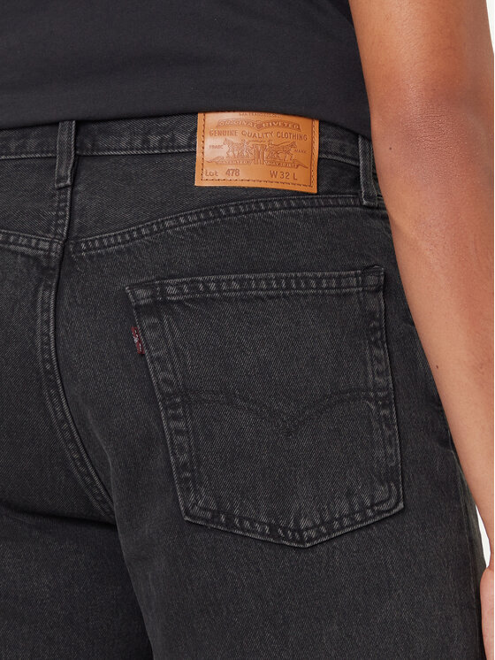 Levi's® Levi's® Blugi Capri 478™ 004A8-0003 Negru Baggy Fit