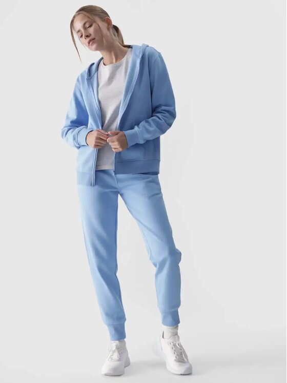 4F 4F Παντελόνι φόρμας 4FWMM00TTROF0946-32S Σκούρο μπλε Regular Fit