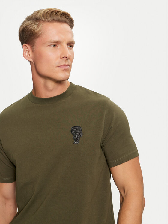 KARL LAGERFELD KARL LAGERFELD T-shirt 755082 544221 Verde Regular Fit