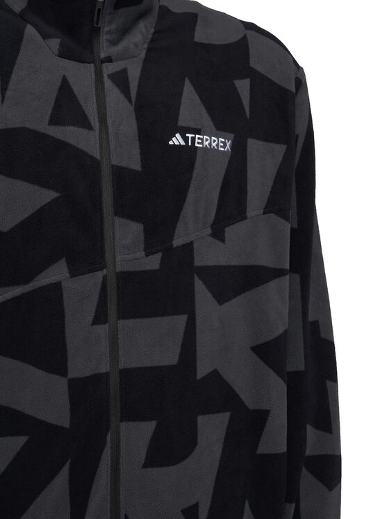 adidas adidas Flis Terrex Multi Printed JY4814 Črna Regular Fit