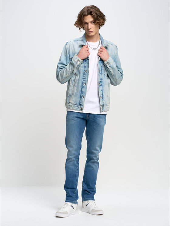 BIG STAR BIG STAR Jeansy martin_432 Niebieski Slim Fit