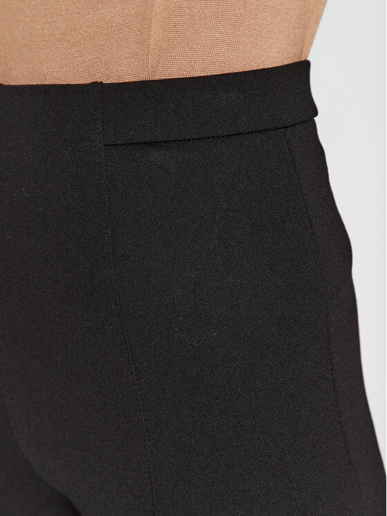 Rinascimento Rinascimento Hlače iz tkanine CFC0114851003 Črna Regular Fit