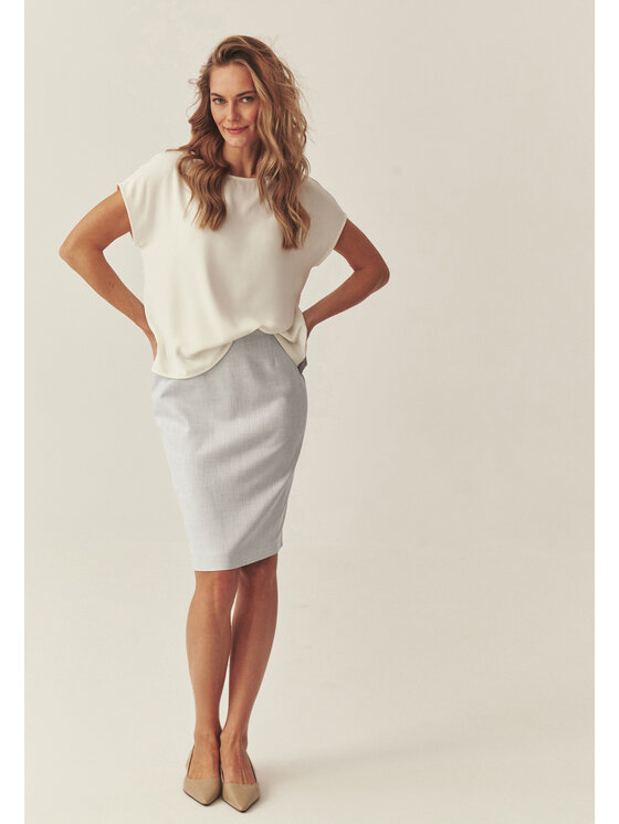 TATUUM TATUUM Midi sukňa MONITA Béžová Flare Fit