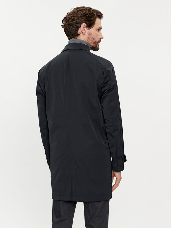 JOOP! JOOP! Trenčkot 17 JC-230Steven 30040618 Mornarsko modra Regular Fit