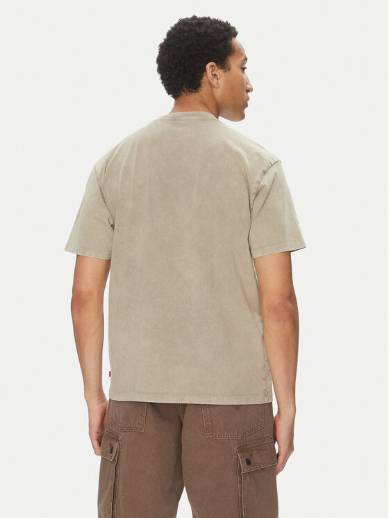 Levi's® Levi's® T-Shirt Red Tab™ Vintage A0637-0134 Beige Boxy Fit