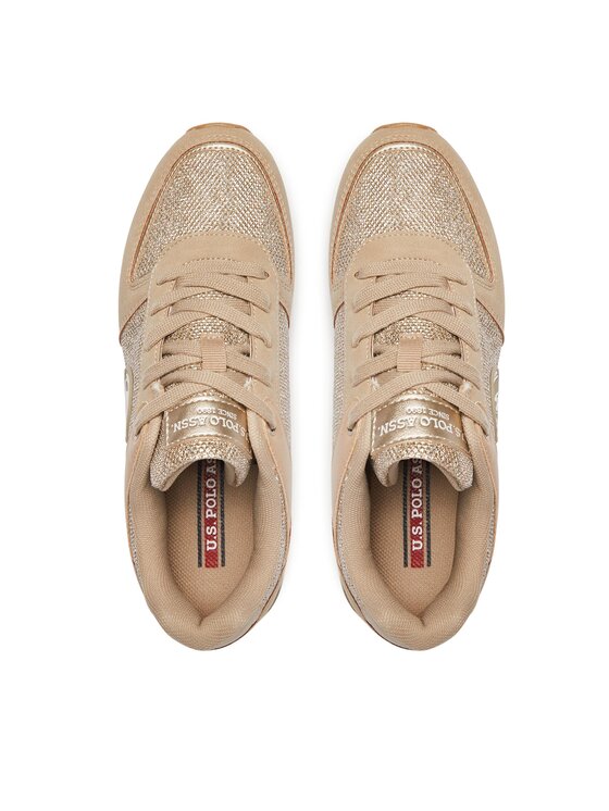 U.S. Polo Assn. U.S. Polo Assn. Sneakersy FEY009 SHINY Złoty