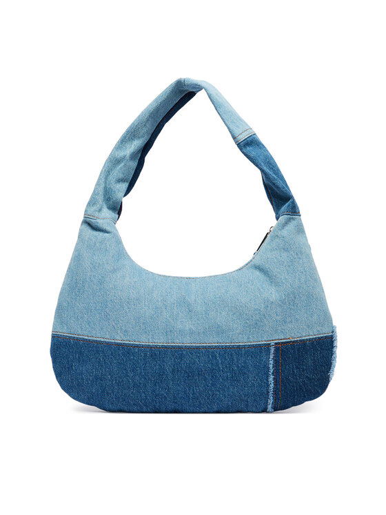 Tommy Jeans Tommy Jeans Τσάντα Tjw Denim Patchwork Shoulder Bag AW0AW18471 Μπλε