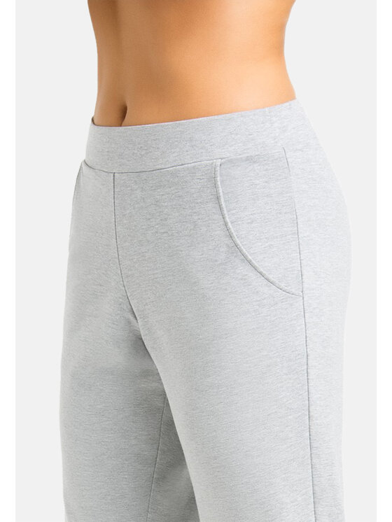 Teyli Teyli Półśpiochy damskie Floria Szary Skinny Fit