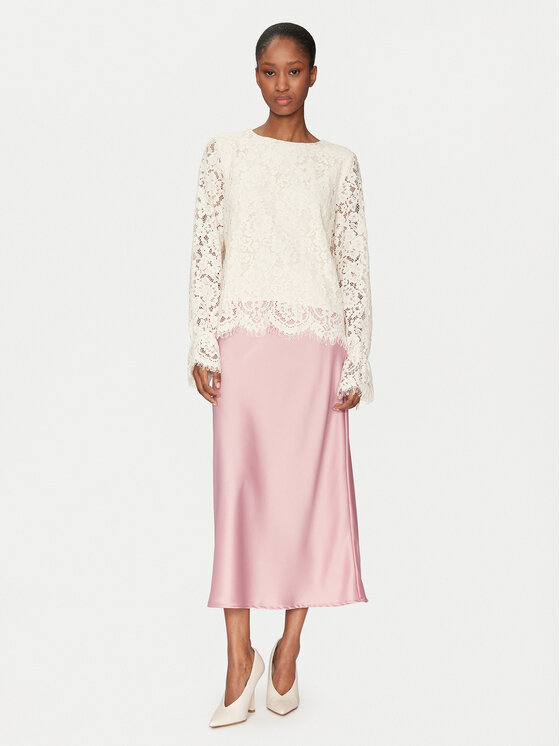 YAS YAS Bluse Perla 26032813 Écru Regular Fit