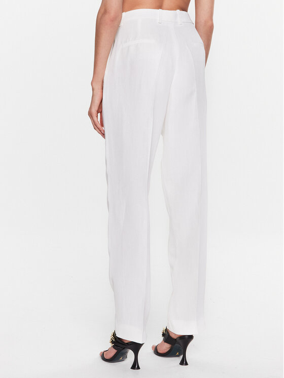 Fabiana Filippi Fabiana Filippi Pantaloni din material PAD273W410 Alb Regular Fit