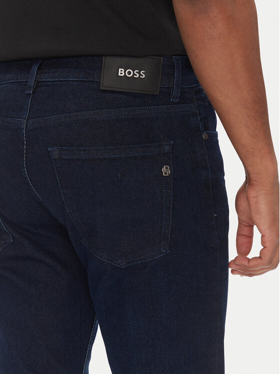 BOSS BOSS Džinsai H-Delaware 50523239 Tamsiai mėlyna Slim Fit