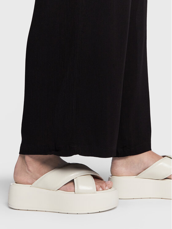 LAUREN RALPH LAUREN Lauren Ralph Lauren Παντελόνι υφασμάτινο 20151090 Μαύρο Regular Fit