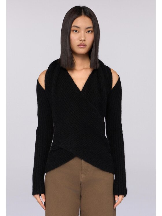 Trussardi Trussardi Cardigan M7376001127N033 Nero Slim Fit