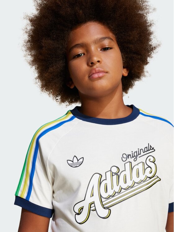 adidas adidas T-Shirt 158415 Biały Loose Fit