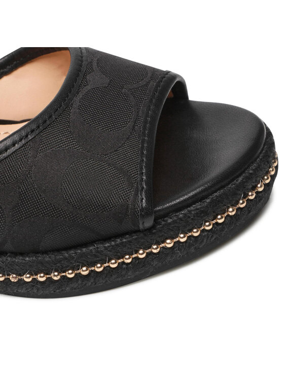 Coach Coach Sandali Page Sig Recycled C8931 Nero